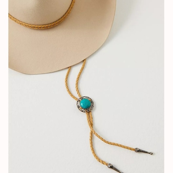 Free people Wyeth sawyer band felt hat new without tags gorgeous! main image 7